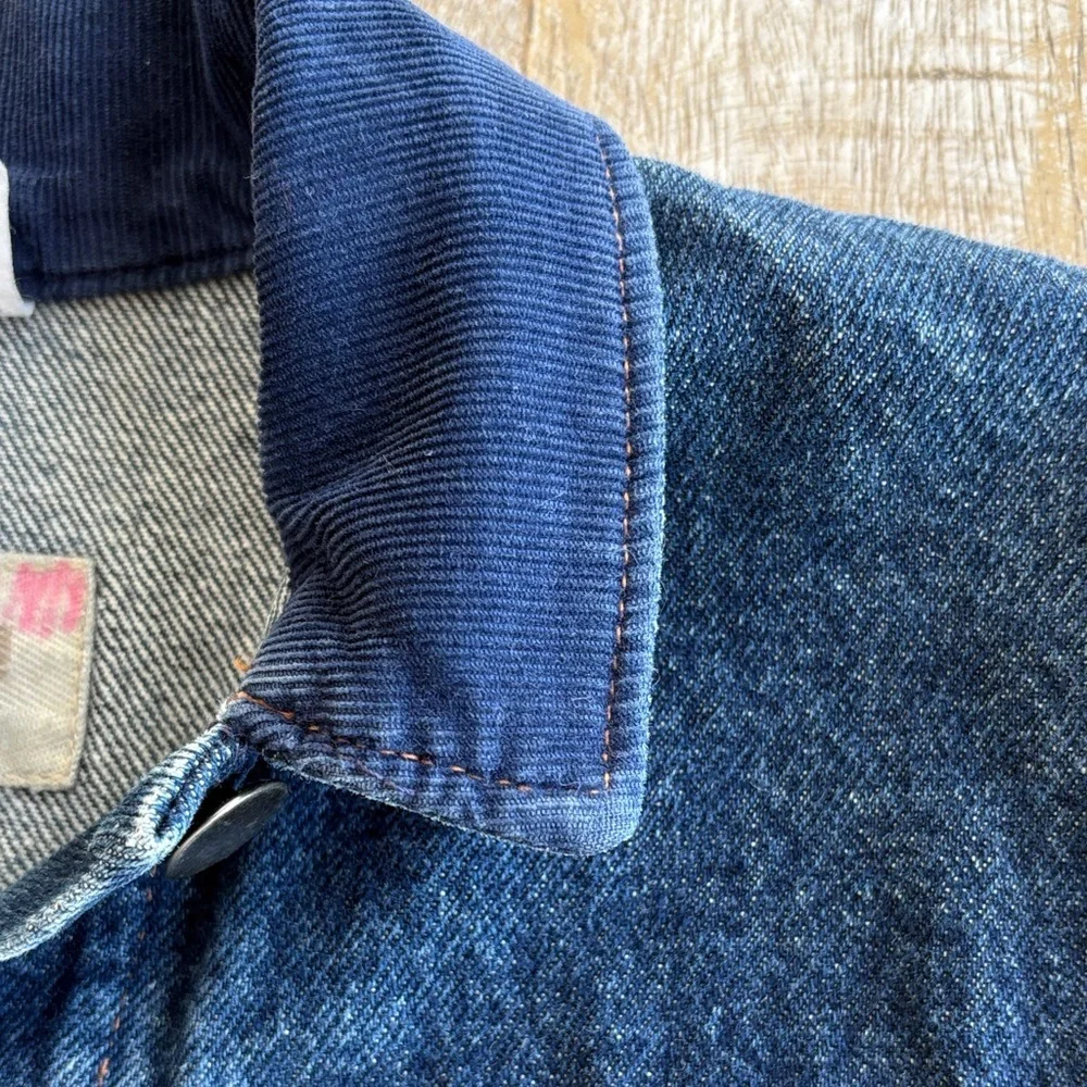 Vintage OshKosh Kids Oversized Denim Jacket size 7